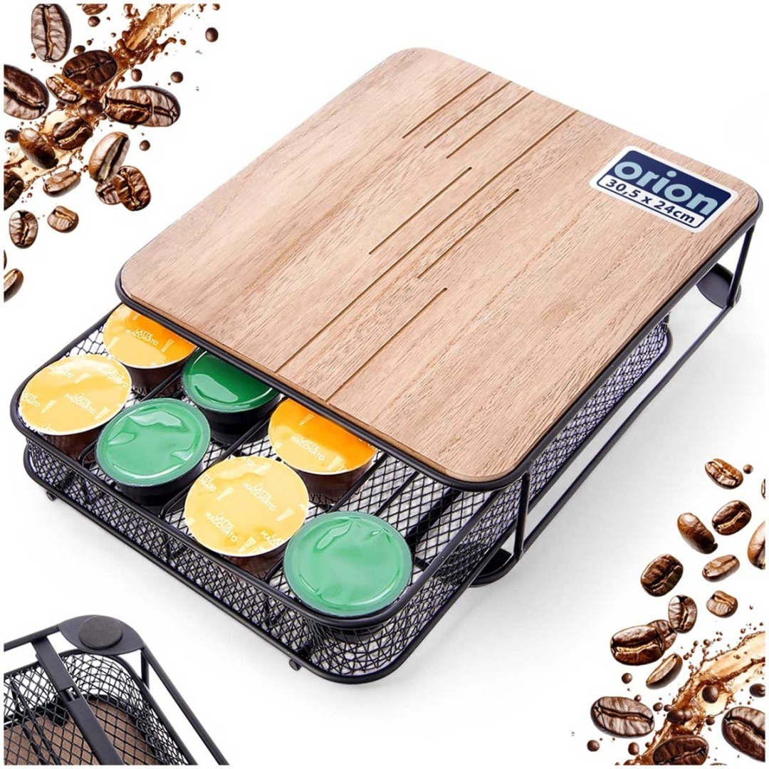 Levně Organizér Na Kapsle Podstavec Pod Kávovar Šuplík Na Kávové Kapsle