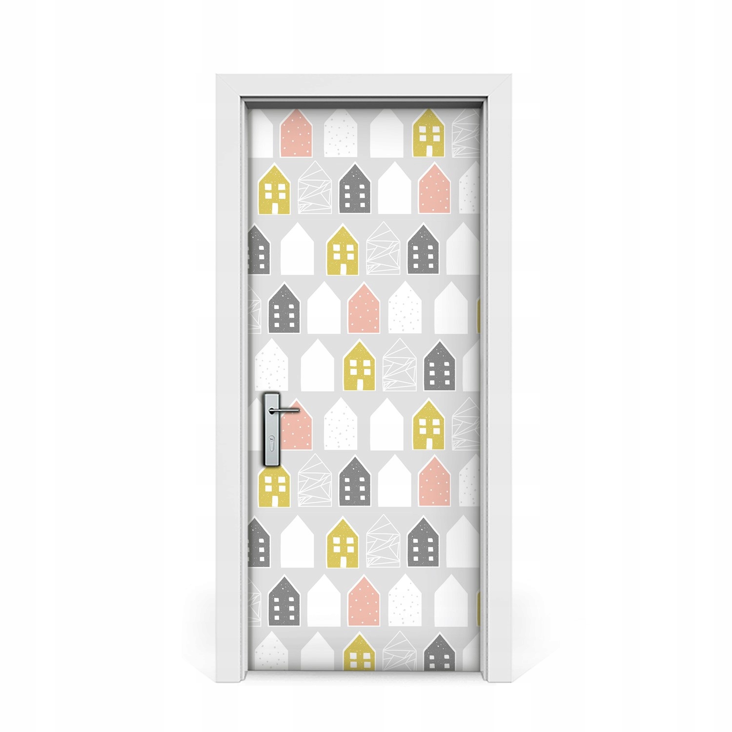 

Naklejka na drzwi okleina Wzór Skandynawski 85x205