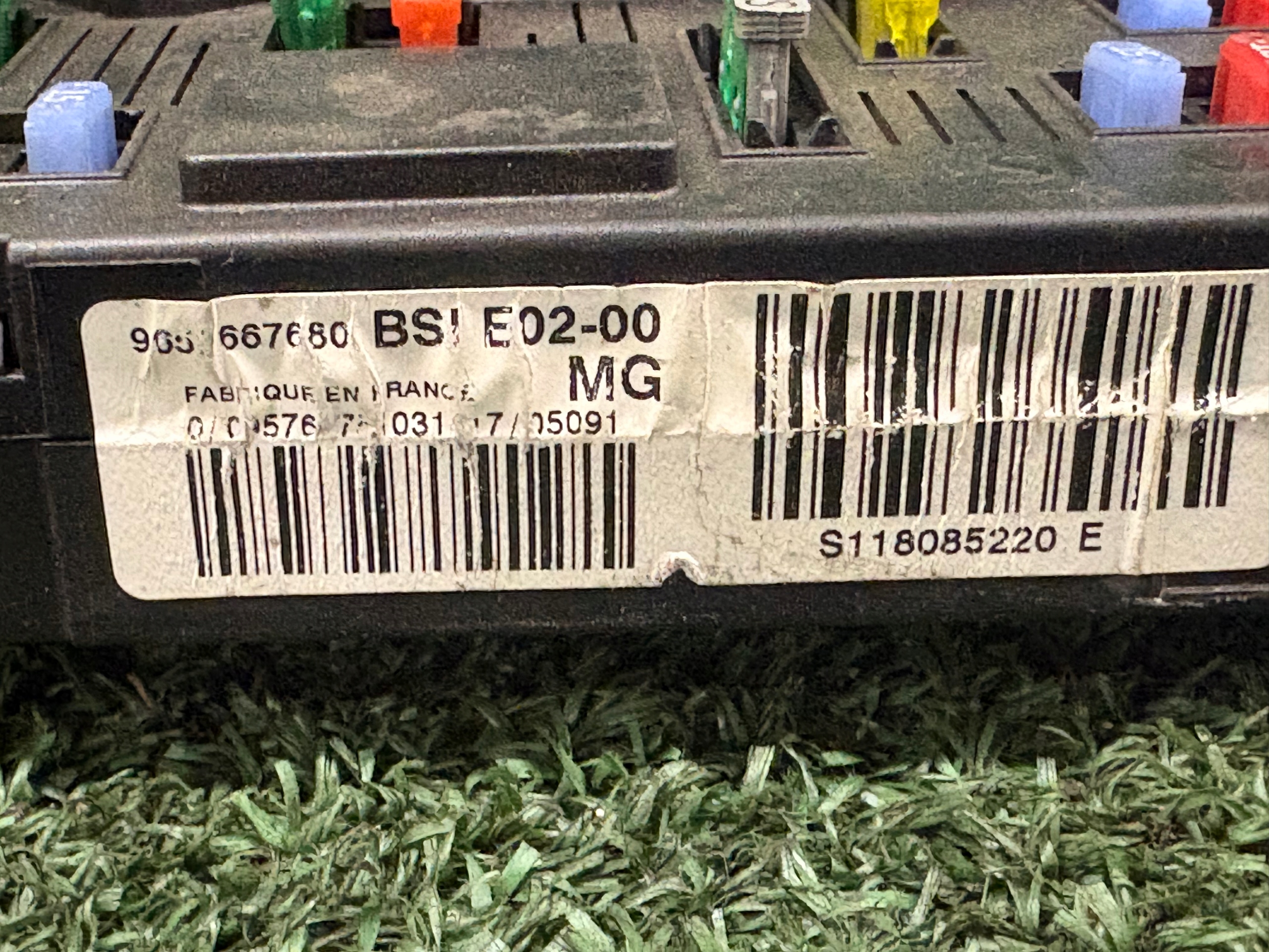 compartment module BSI PEUGEOT 206