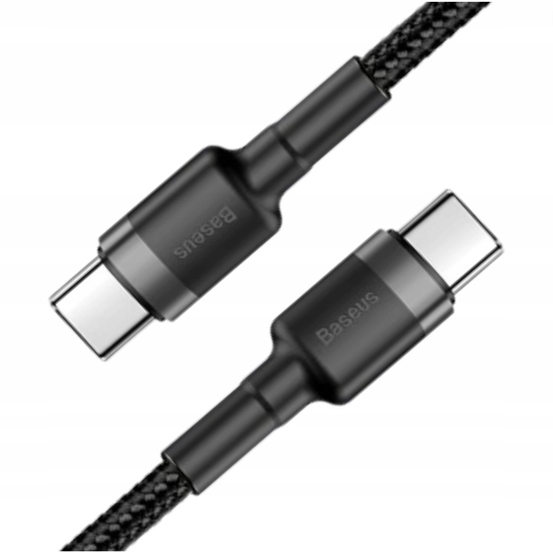 BASEUS MOCNY KABEL USB-C SZYBKIE ŁADOWANIE TYP-C TYPE-C PD 60W QC 3.0 1M