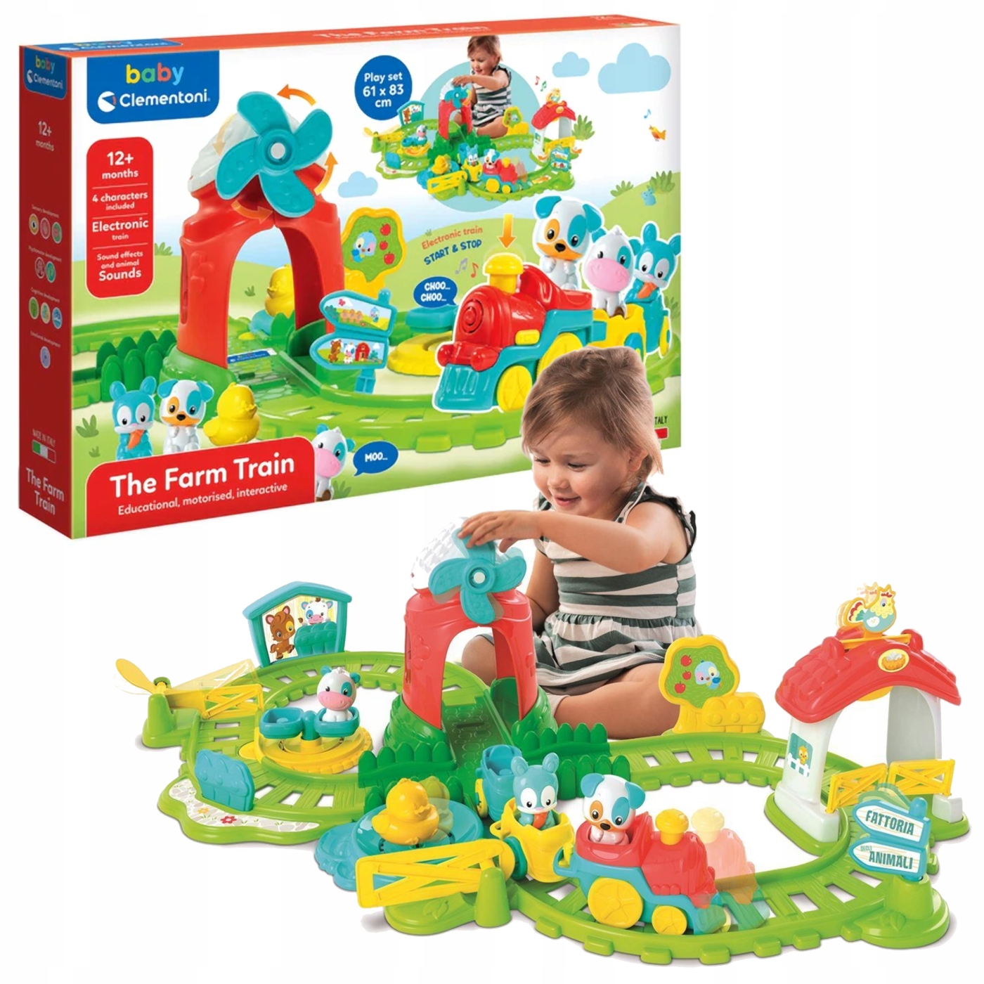 

Clementoni Baby interaktywny Pociąg Farmera 17391