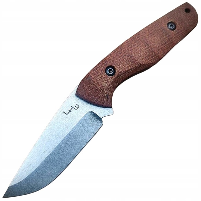 Nóż survivalowy z kaburą Lkw Dromader by Radosław Łęgowik Brown Micarta
