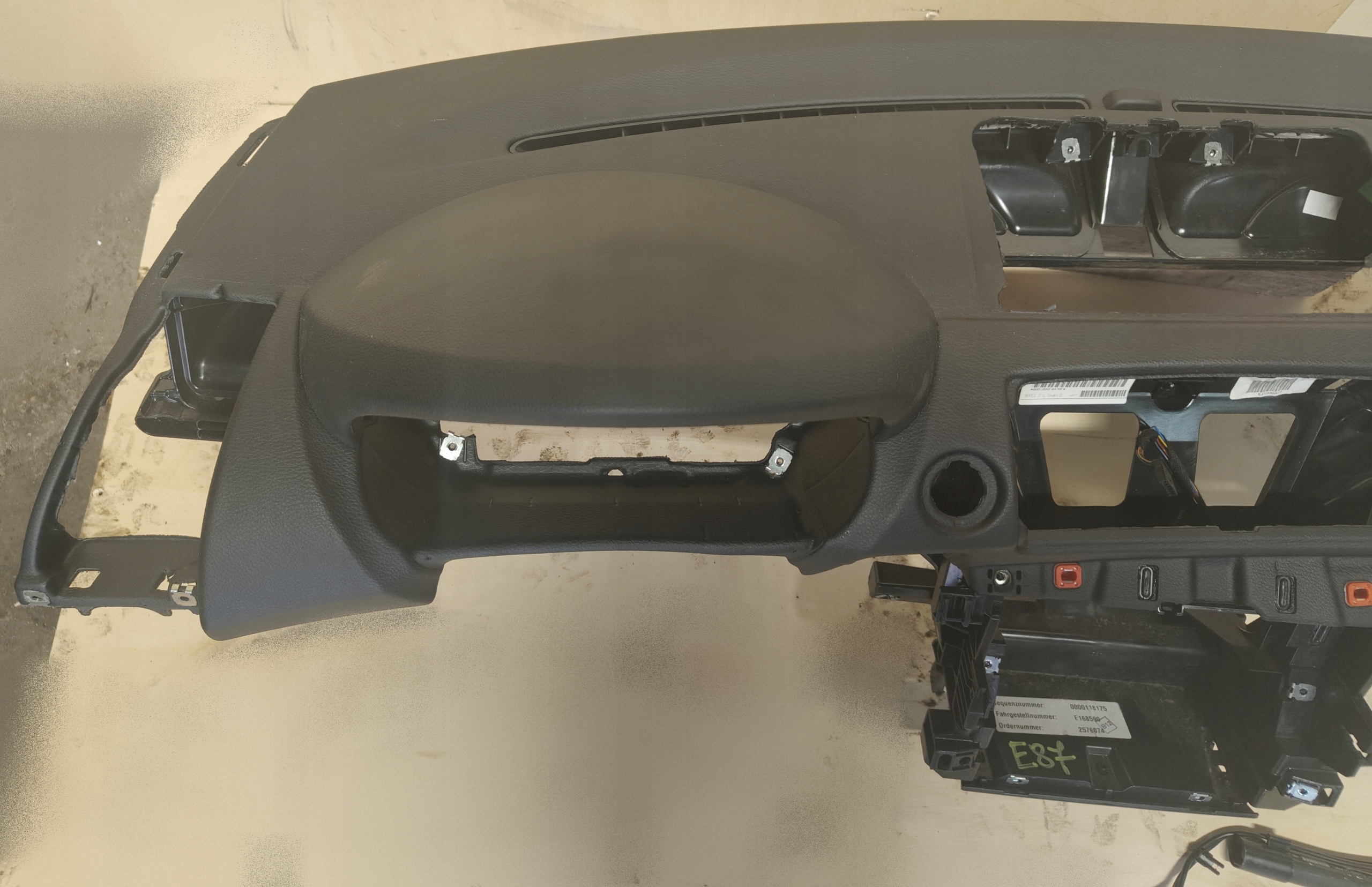 BMW E87 09R dashboard console adjuster airbag SENSOR KOMPLET
