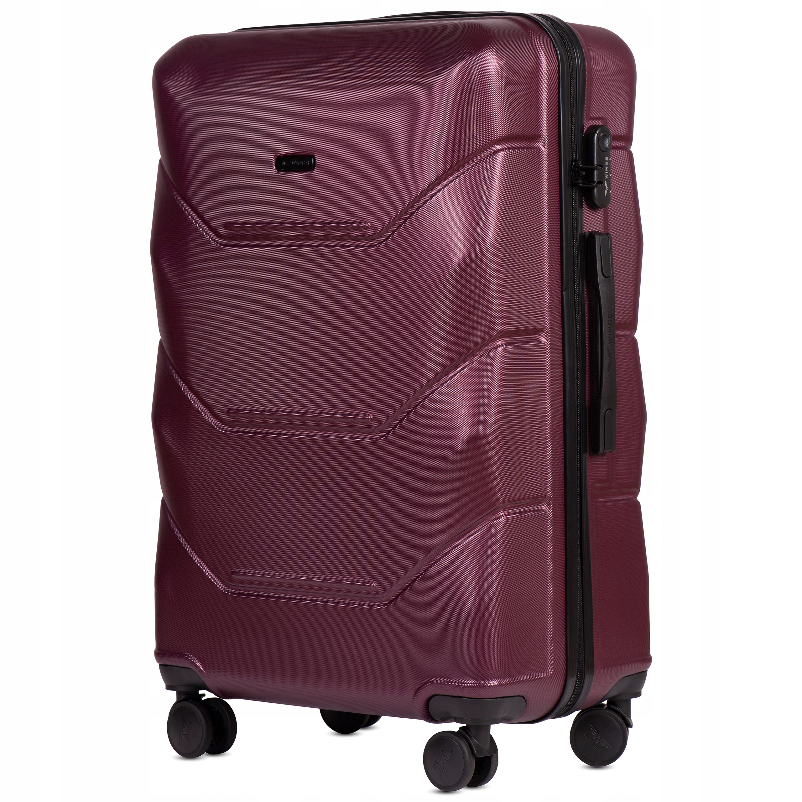 Walizka WINGS duża 148 L BURGUNDY 97 l ABS