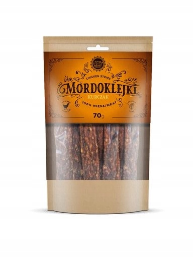 5 x Trzypsy Mordoklejki Pochoutky 100% maso pro psa s Kuřecím Masem 70 g