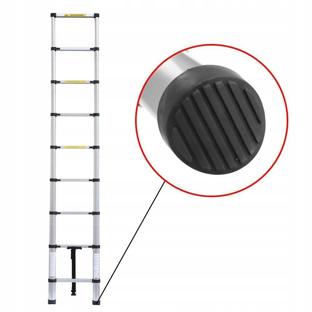 DRABINA TELESKOPOWA 2,6M ALUMINIOWA ROZKŁADANA SKŁADANA PRZENOŚNA StandHeiz Kod producenta dt260