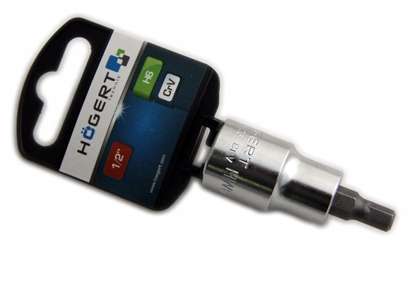 

Nasadka 1/2'' z końcówką Hex Imbus 6mm Hogert