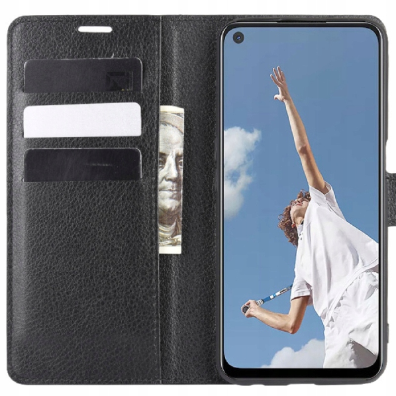 

Etui Z Klapką Portfel Litchi Do Oppo A52 / A72