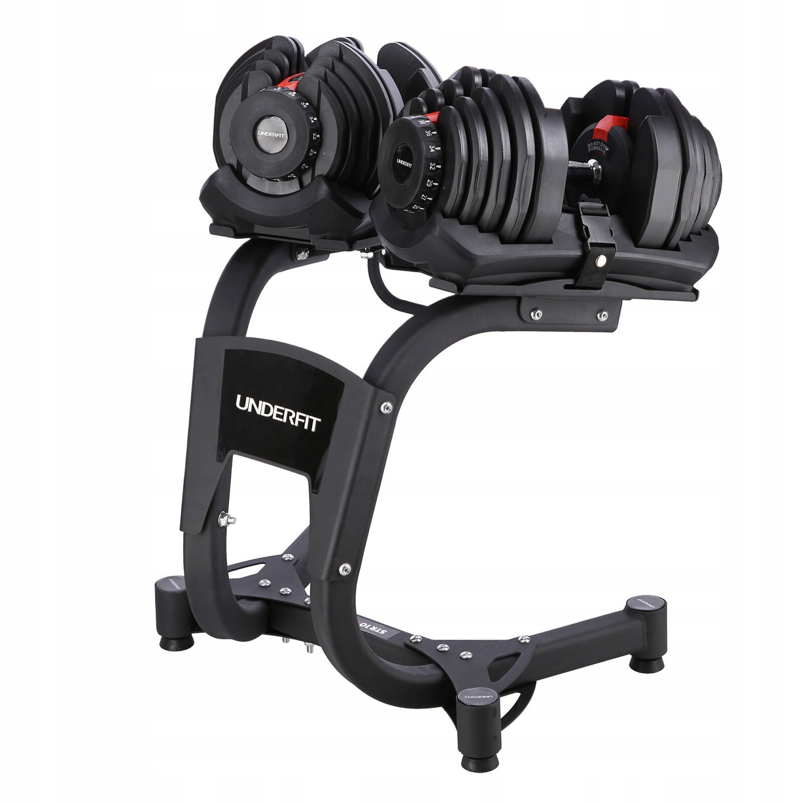 ZESTAW HANTLI REGULOWANYCH 2 x 40 KG + STOJAK UNDERFIT Typ regulowane