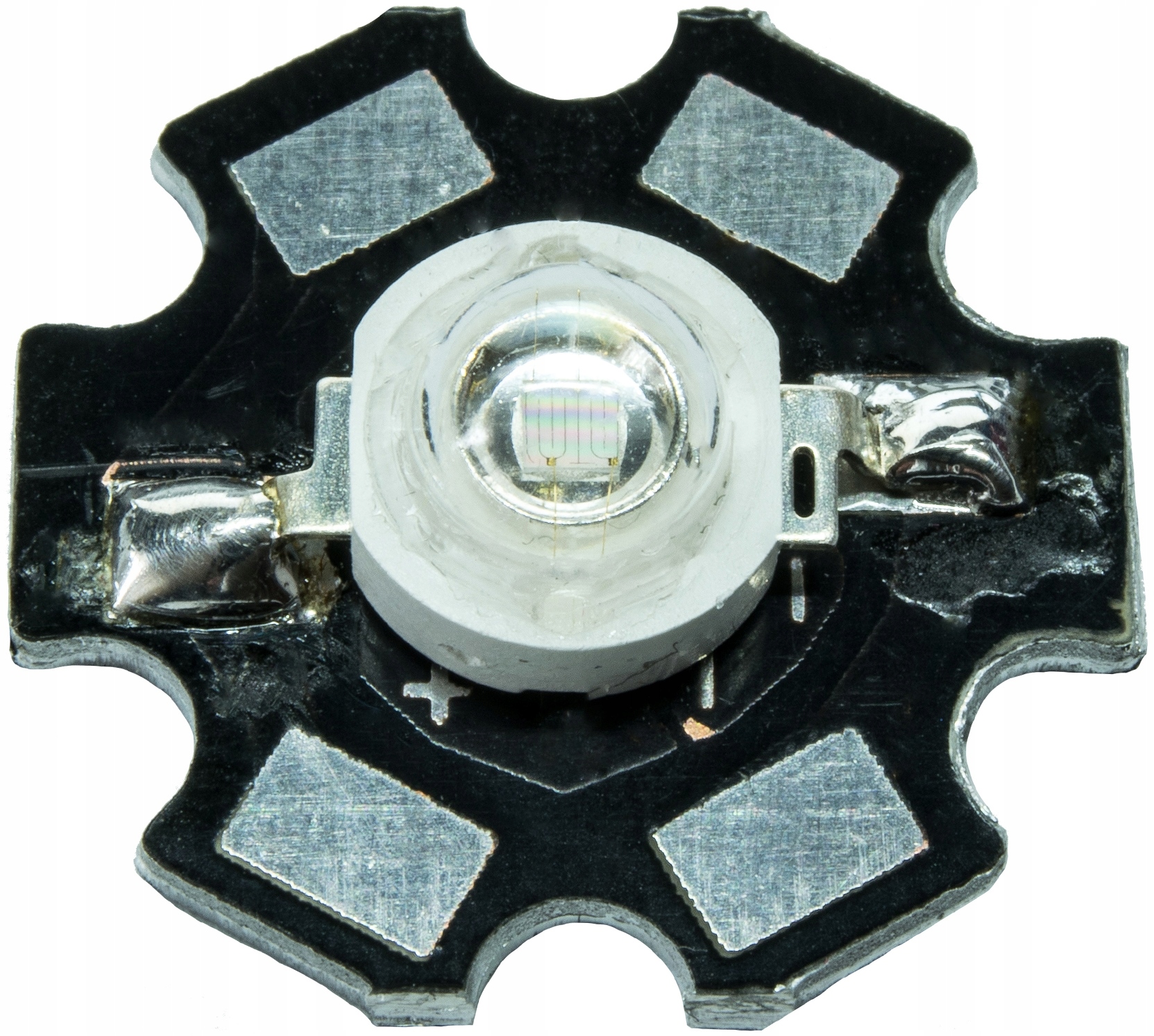 DIODA power LED 3W ultrafioletowa UV 365nm z PCB