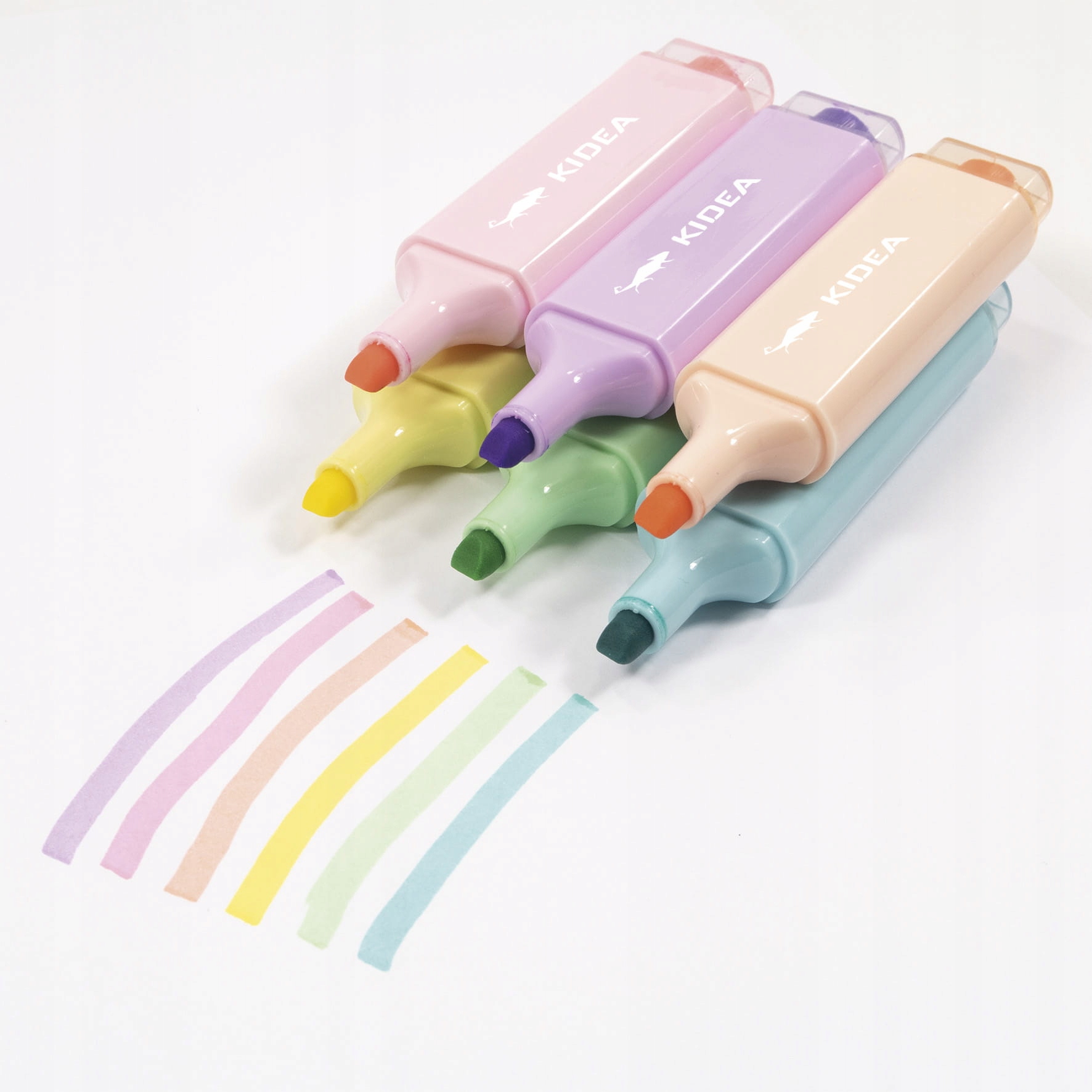 ZAKREŚLACZE PASTELOWE 6 KOLORÓW KIDEA ZESTAW Kod producenta 0182