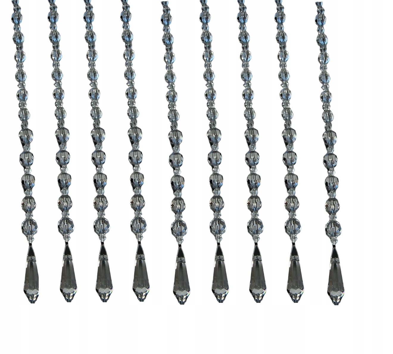 ZAWIESZKI FIRANA KORALIKI GIRLANDA 32CM - 9szt Kod producenta Hsuudjs