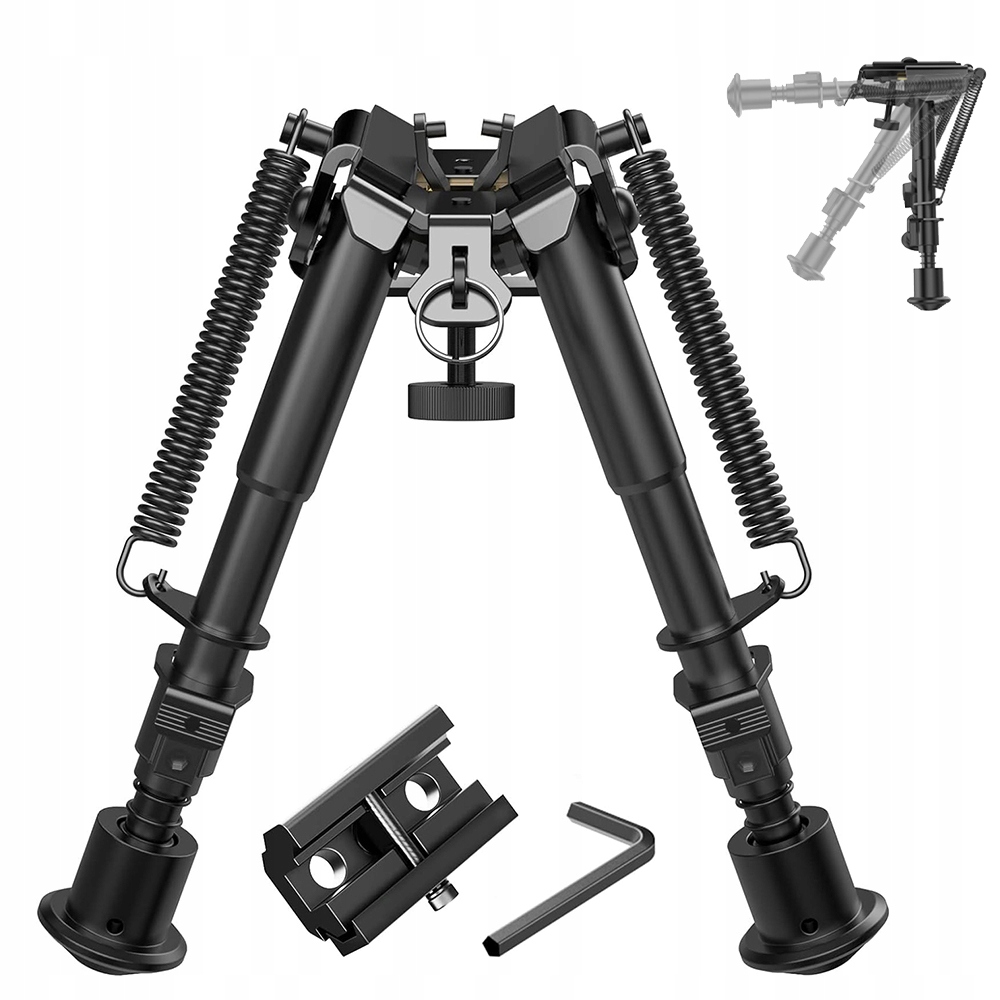 Dwójnóg Bipod Obrotowy 6-9'' Do Karabinów Powietrznych Regulowany Składany