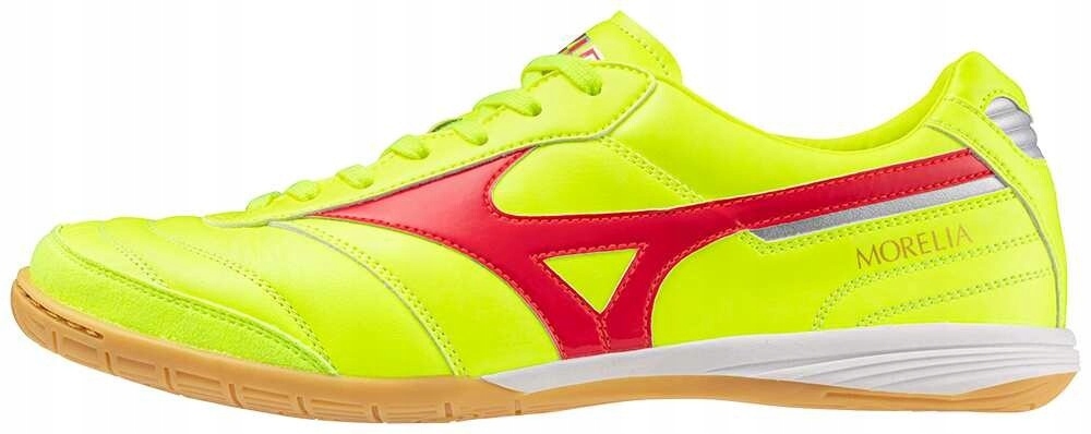 Mizuno Morelia Sala Elite In Safety Yellow/Fiery Coral 2/Galaxy Silver