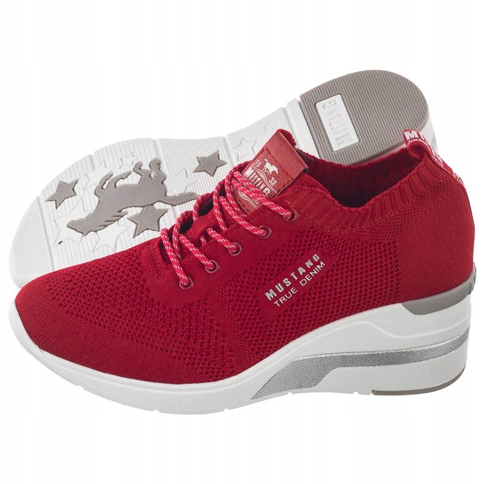 

Buty Damskie Sneakersy Mustang Czerwone 46C0002