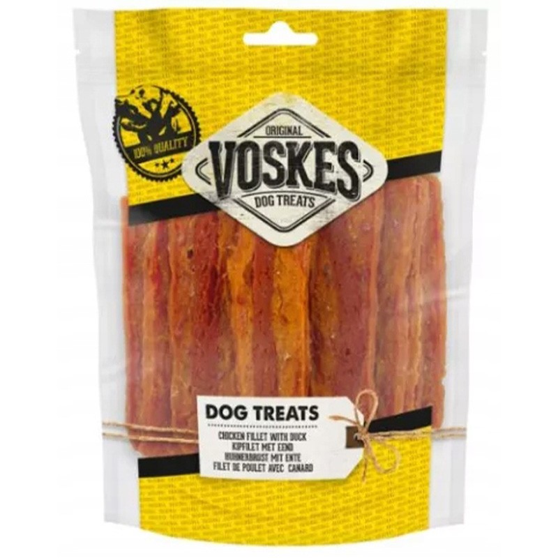 Levně Sušené Maso Pro Psa S Kuřecím Masem Jehněčí Přírodní Proužky Kousátka 400 G