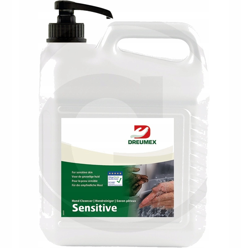 Levně Dreumex Čistič rukou Sensitive 3L 3 l, bez alergenů, pro silné znečištění