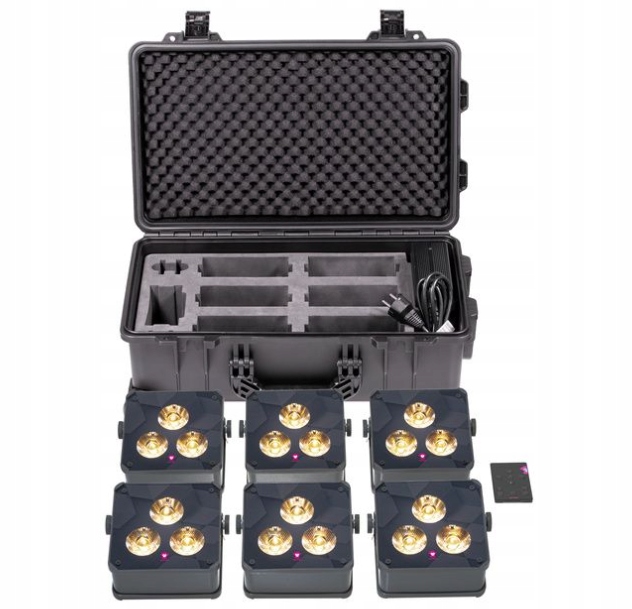 Zestaw Lamp Ape Labs ApeLight Maxi V2 TB6 3x15W Rgb+led Ciepła Biel Nowy