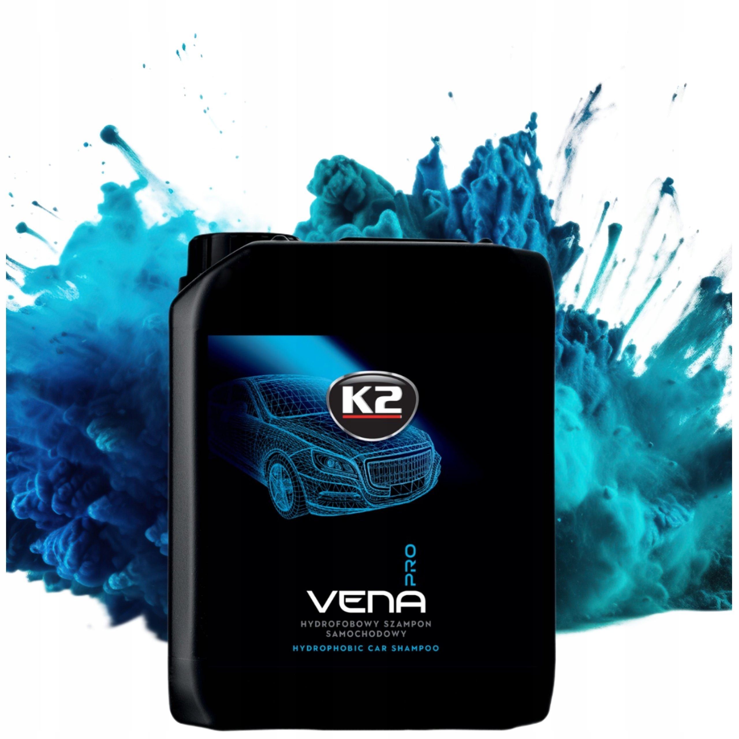 K2 Vena Pro 5L Hydrofobní Šampon do auta Bezpečný pro nátěry