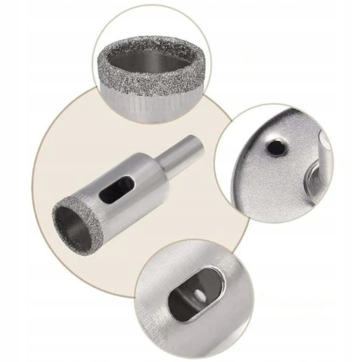 OTWORNICE WIERTŁA DIAMENTOWE DO GRESU PŁYTEK, GLAZURY, SZKŁA Marka inny