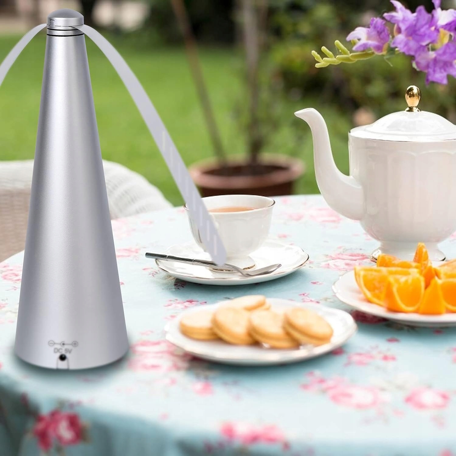 2 WENTYLATOR ODSTRASZAJĄCY MUCHY WENTYLATOR ODSTRASZAJĄCY OWADY NA ZEWNĄTRZ Marka inna