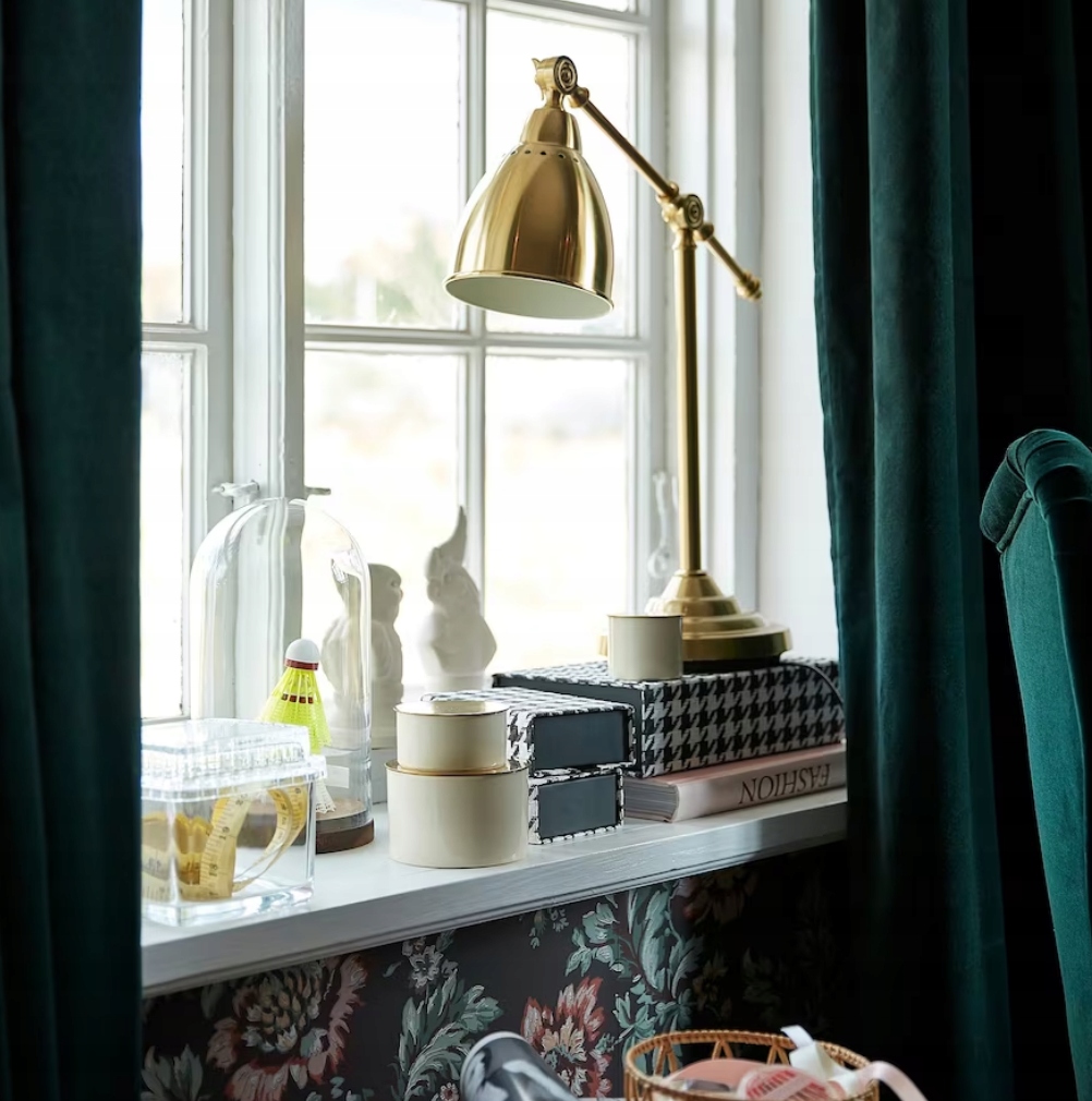 Lampka biurkowa Ikea Barometer złota 11 W Kod producenta 00358037