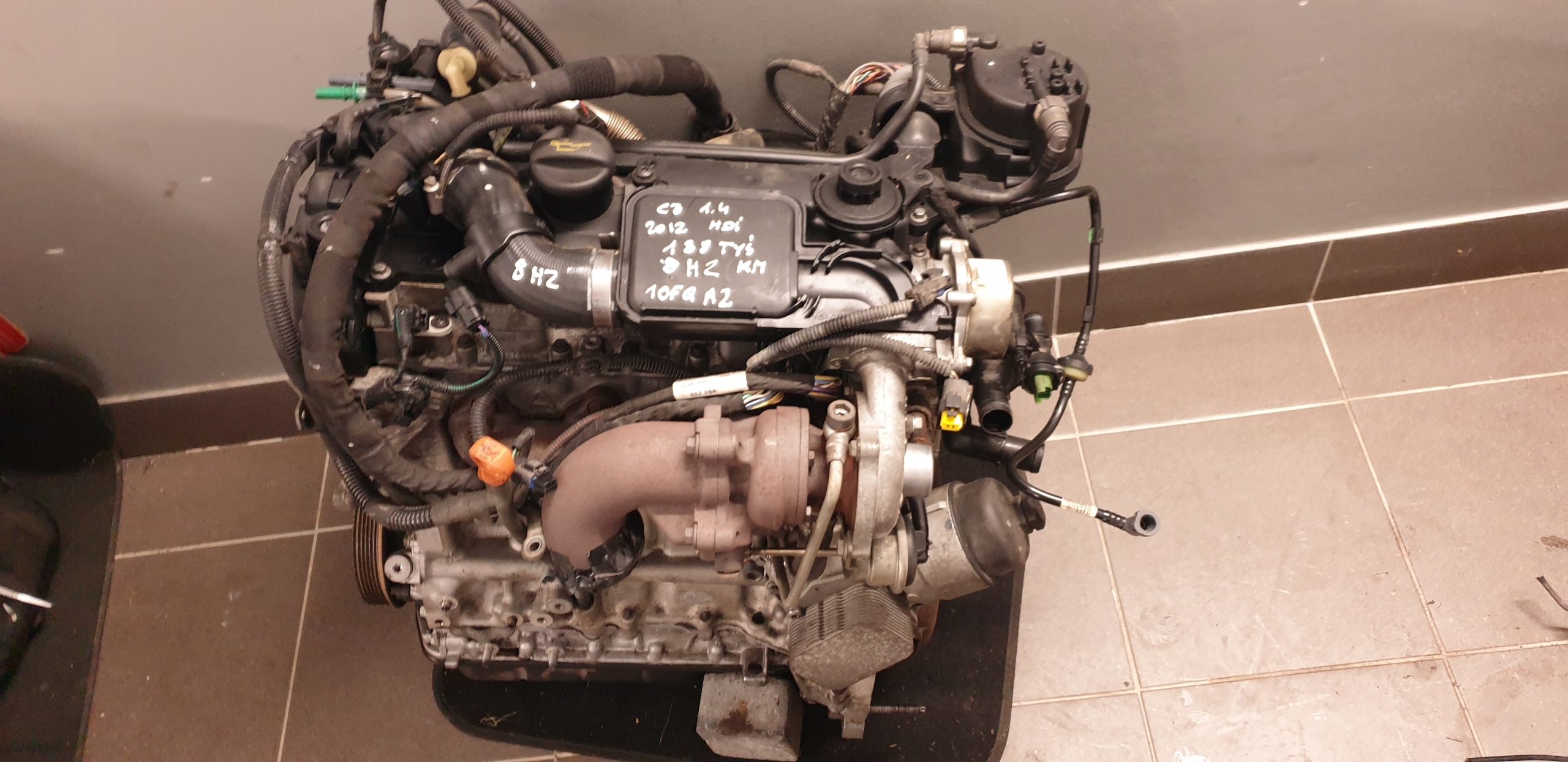 engine KPL 1.4 HDI CITROEN PEUGEOT 8HZ 10FQAZ