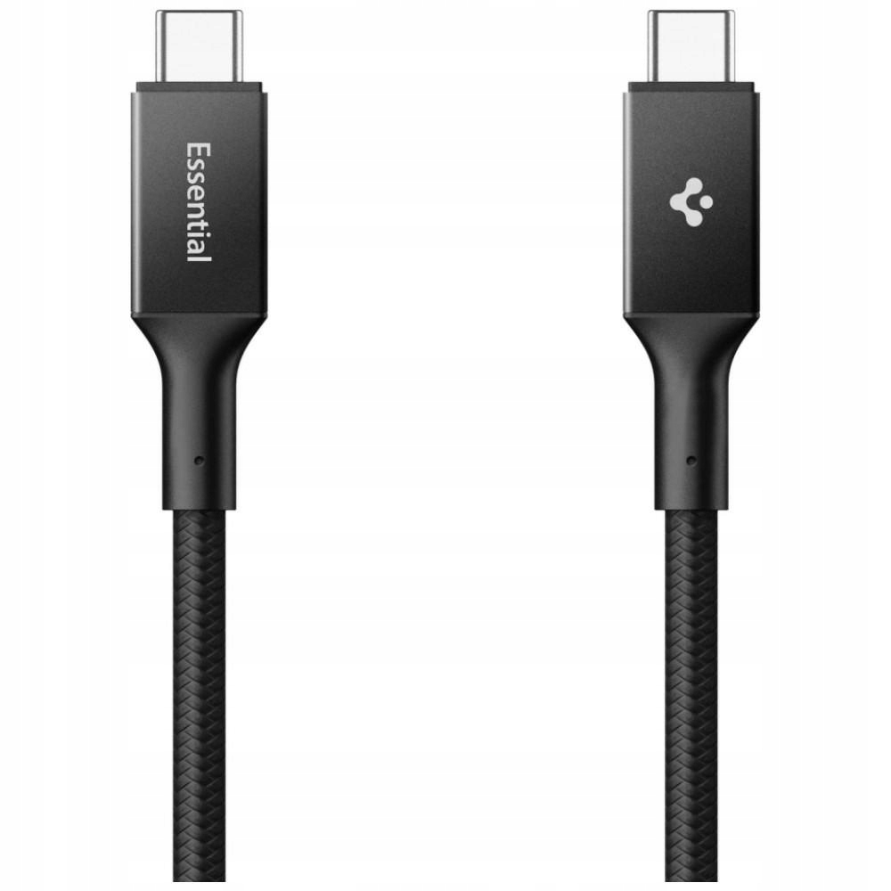 Kabel Spigen EB24015CC Essential Usb-c 240W 1.5 m černý