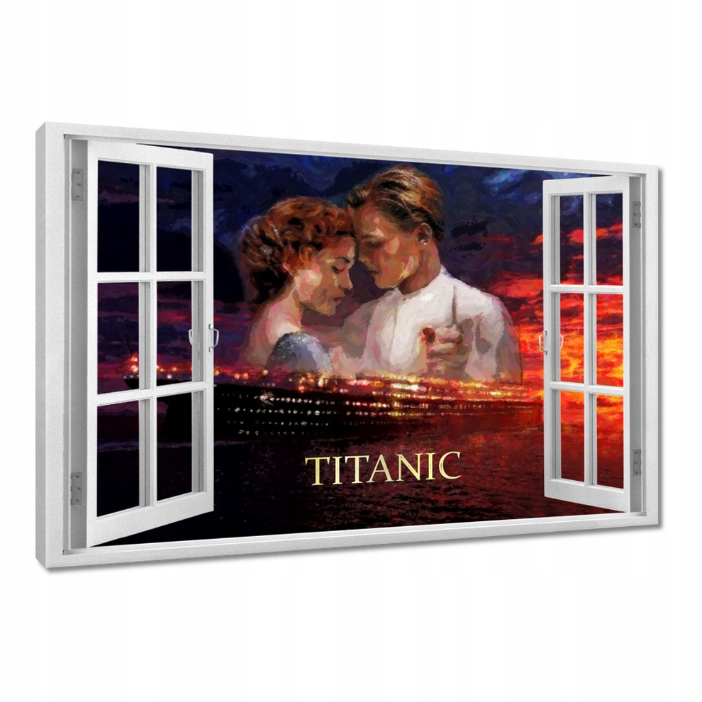 

Obrazy 60x40 Titanic Statek Napis