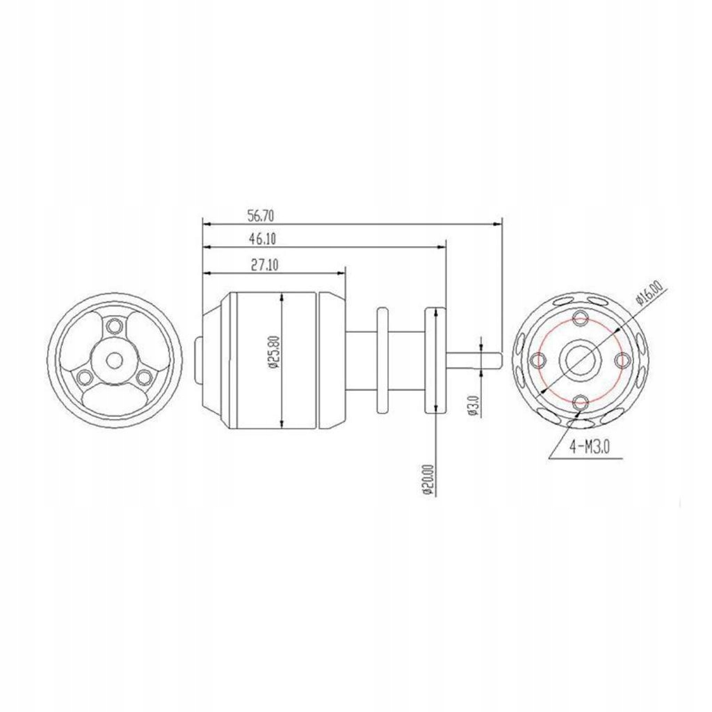 Części pojazdów do modeli RC 5000KV (CW) Rodzaj wentylator