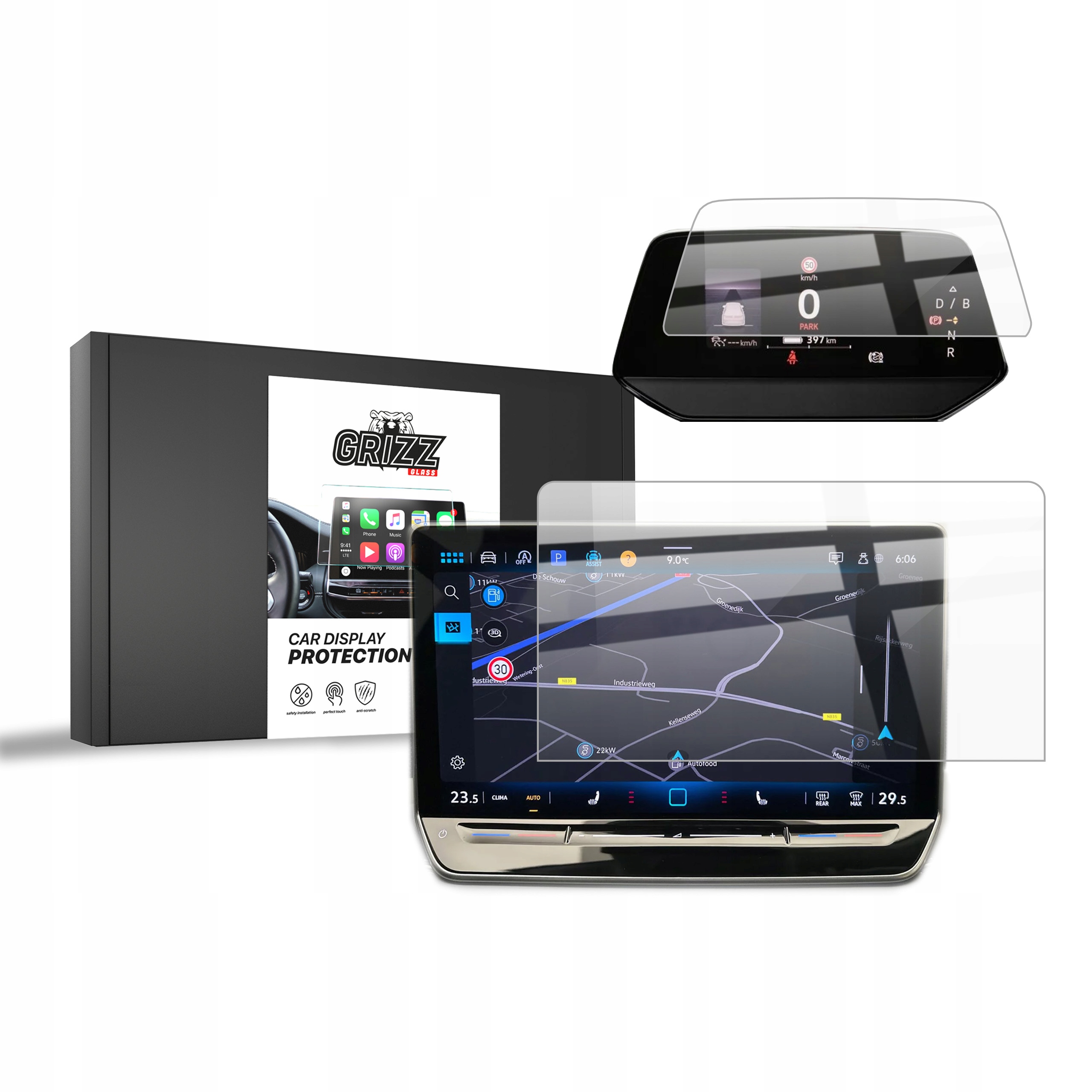 2w1 Folia Ceramiczna do Volkswagen Vw ID.4 12,9" (2024-2025)