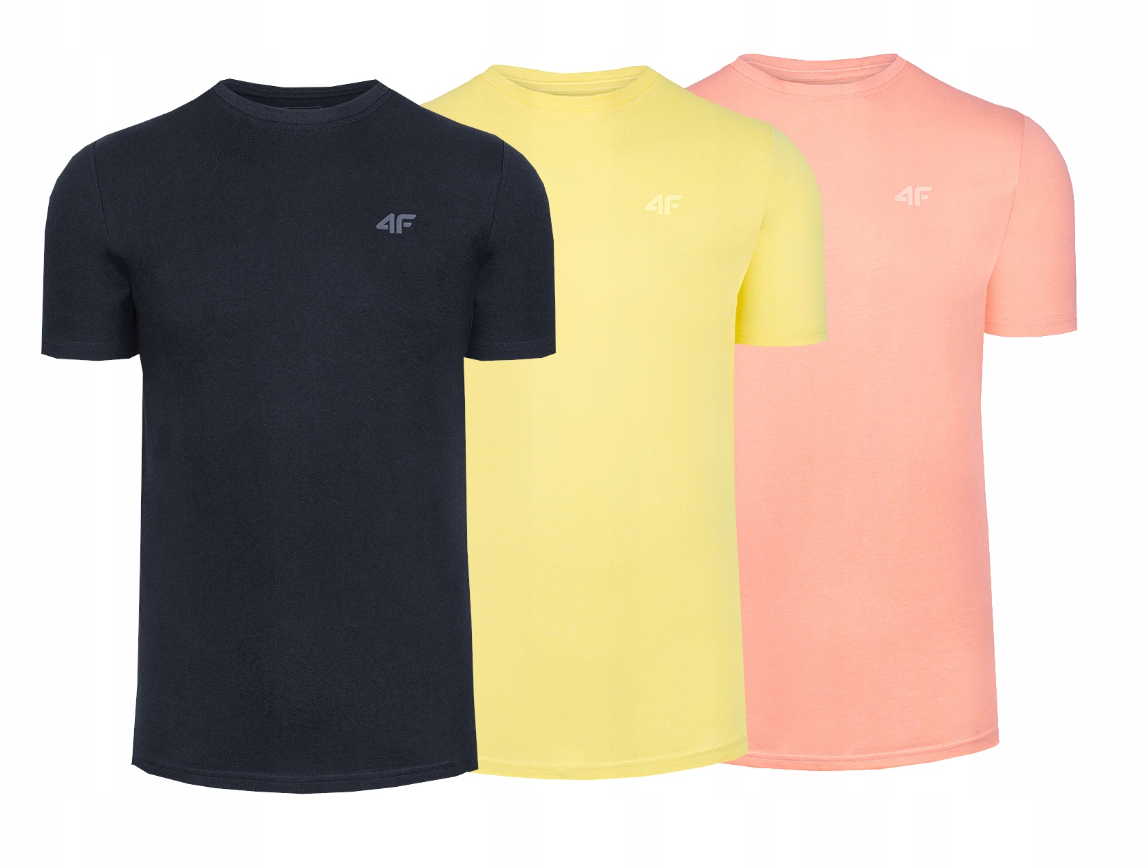

4F T-shirt Koszulka Męska Zestaw 3 Szt.