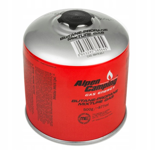 500 g Kartuše Plynový Náboj Alpen Camping Do Sporáku Lutlampa Hořáku x8