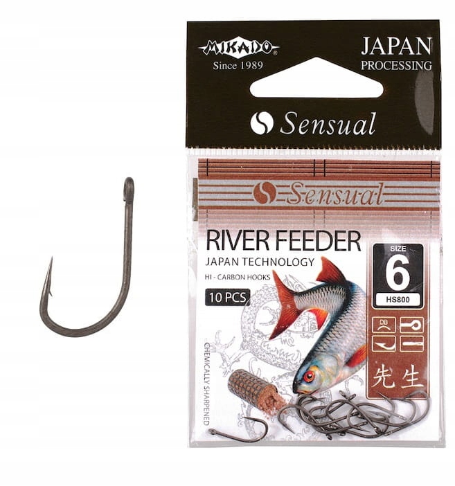 

Mikado haczyki Sensual River Feeder 12 Db