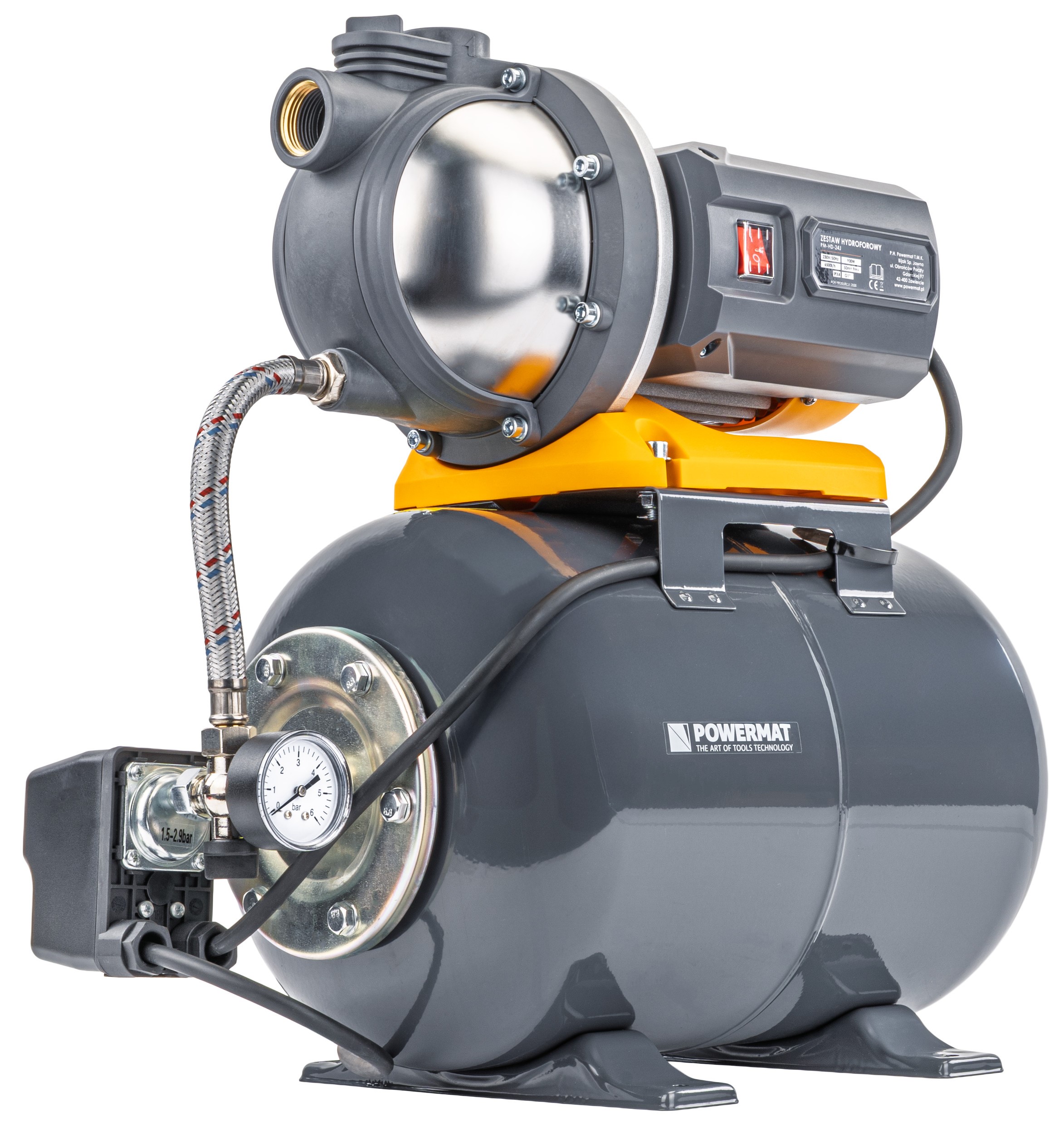 Hydroforová Vodáreň Na Vodu Nádrž 24 L 900 W Výkonná Sada 6500 L/h