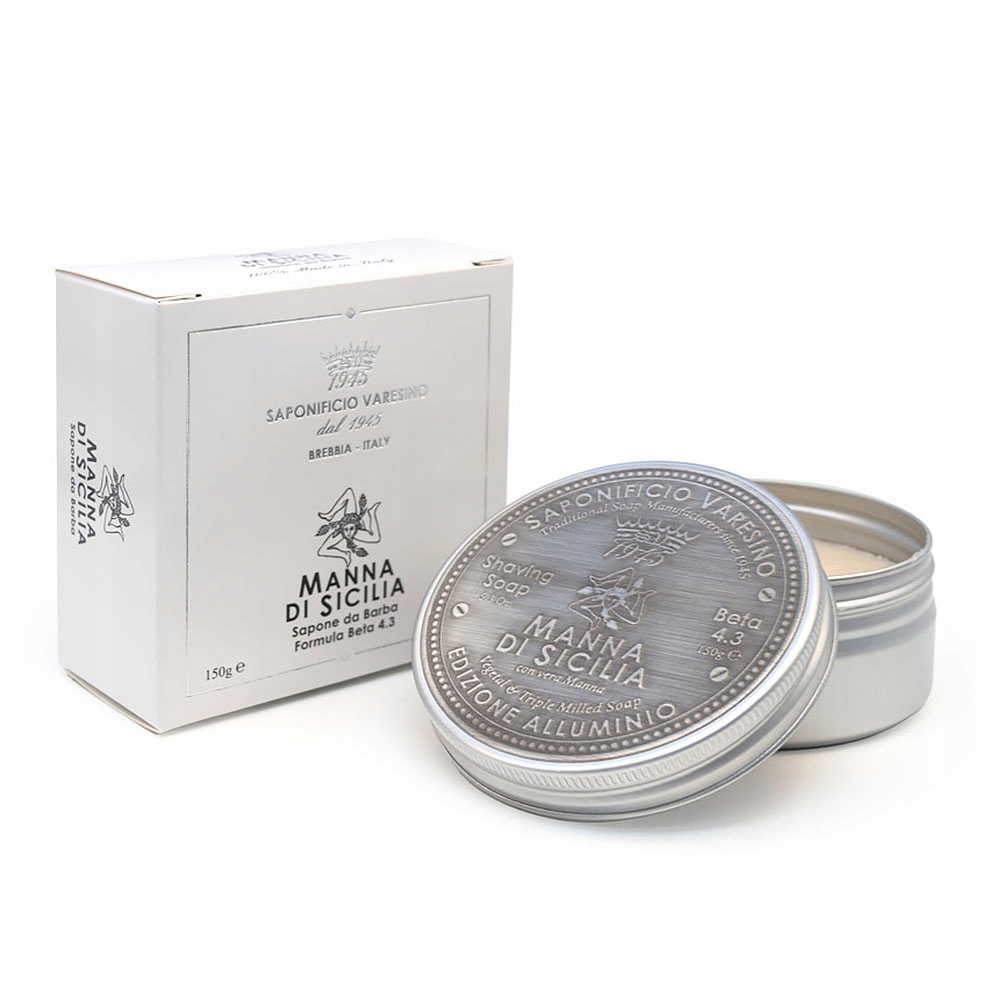 Saponificio Varesino Manna di Sicilia Mýdlo na holení Formule 4.3 Beta
