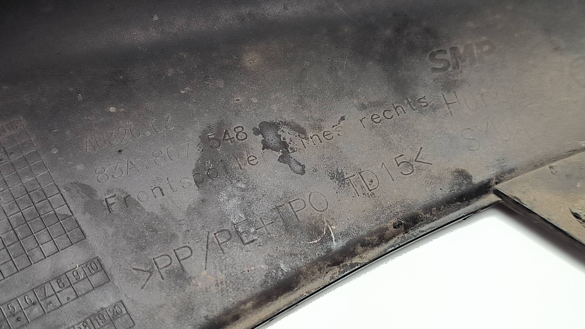 griglia Paraurti 83A807548 AUDI Q3 II 83A