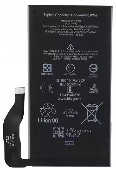Nowa Bateria GZE8U Do Pixel 7 4355mAh