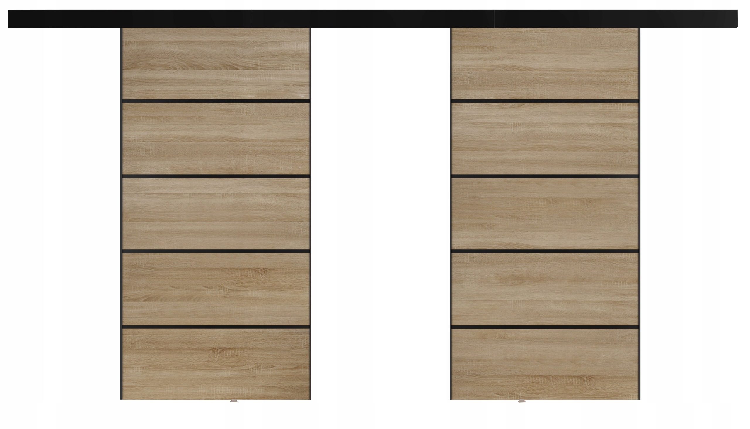 Nástěnné posuvné dveře Arti Duo Plus 212 s maskovacím krytem