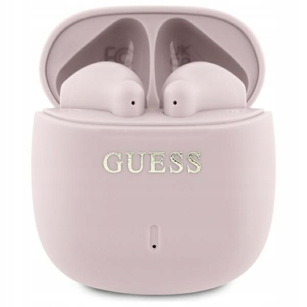 Guess Bluetooth sluchátka GUTWSJ14ESGP Tws dokovací stanice růžová/pink