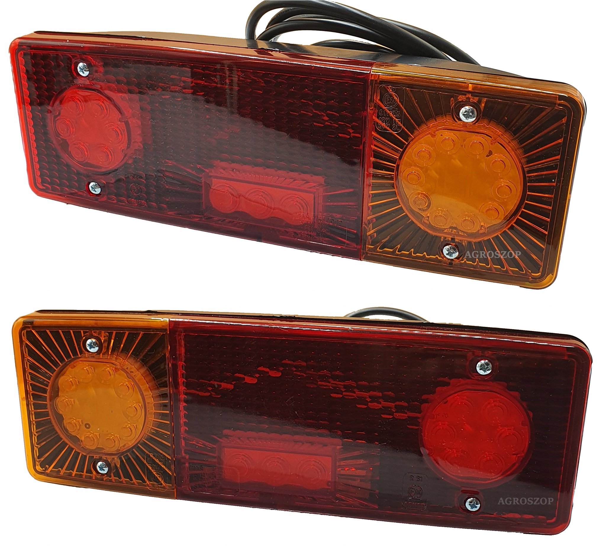 Lampa lampy tylne led WAŚ C360 LED PRZYCZEPA 2SZT