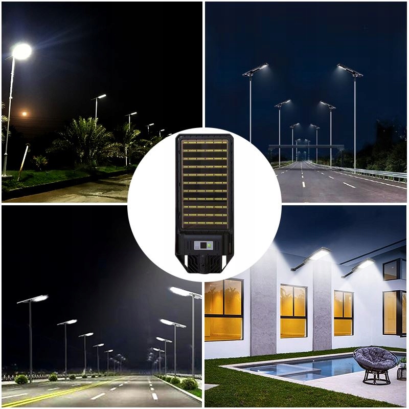 LAMPA SOLARNA ULICZNA LED 200W CZUJNIK RUCHU IP65 Stopień ochrony IP IP65