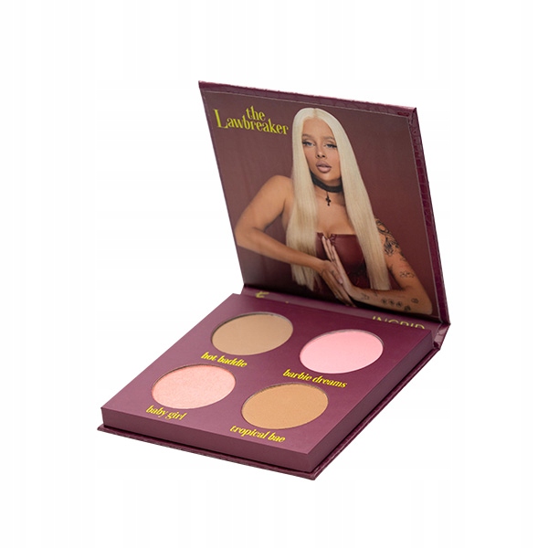 INGRID COSMETICS THE LAWBREAKER PALETA DO KONTUROWANIA TWARZY 12 G