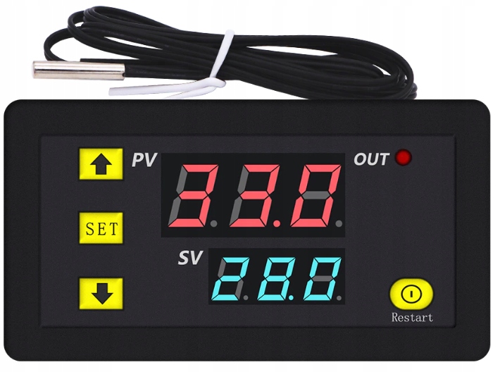 

Regulator Temperatury Termostat Do Inkubatora 230V