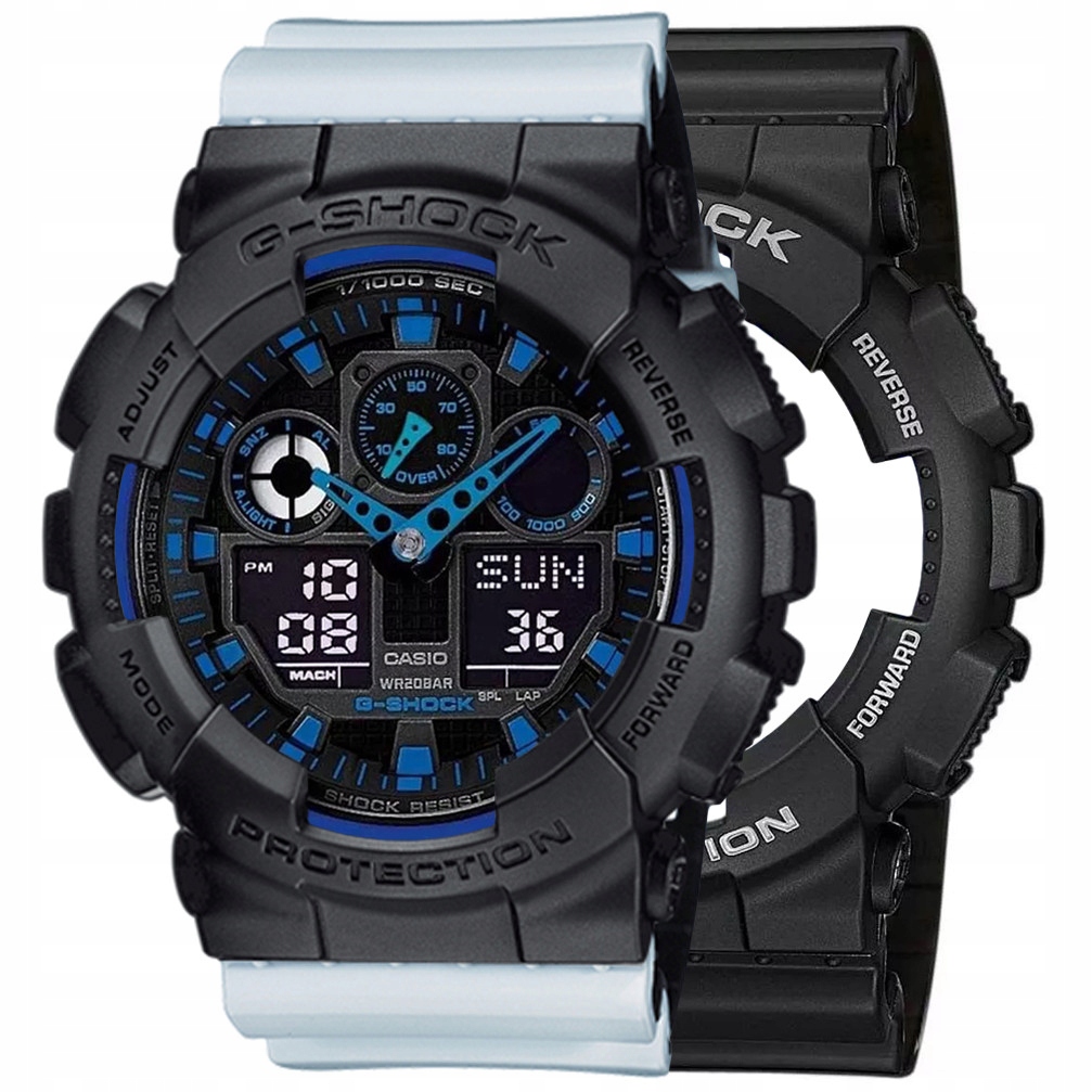 Hodinky Casio G-Shock Set GA-100-1A2ER Bezel 10358741 Řemínek 10527469 20