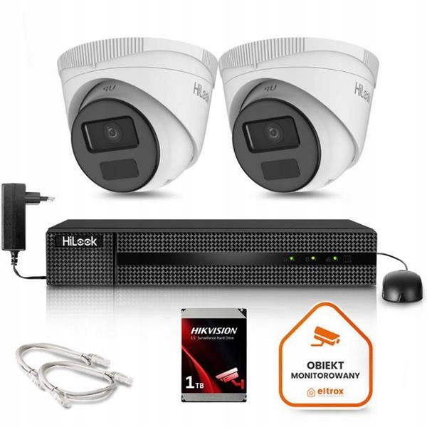 Monitorovací sada Hilook pro 2 Ip kamery IPCAM-T4-P