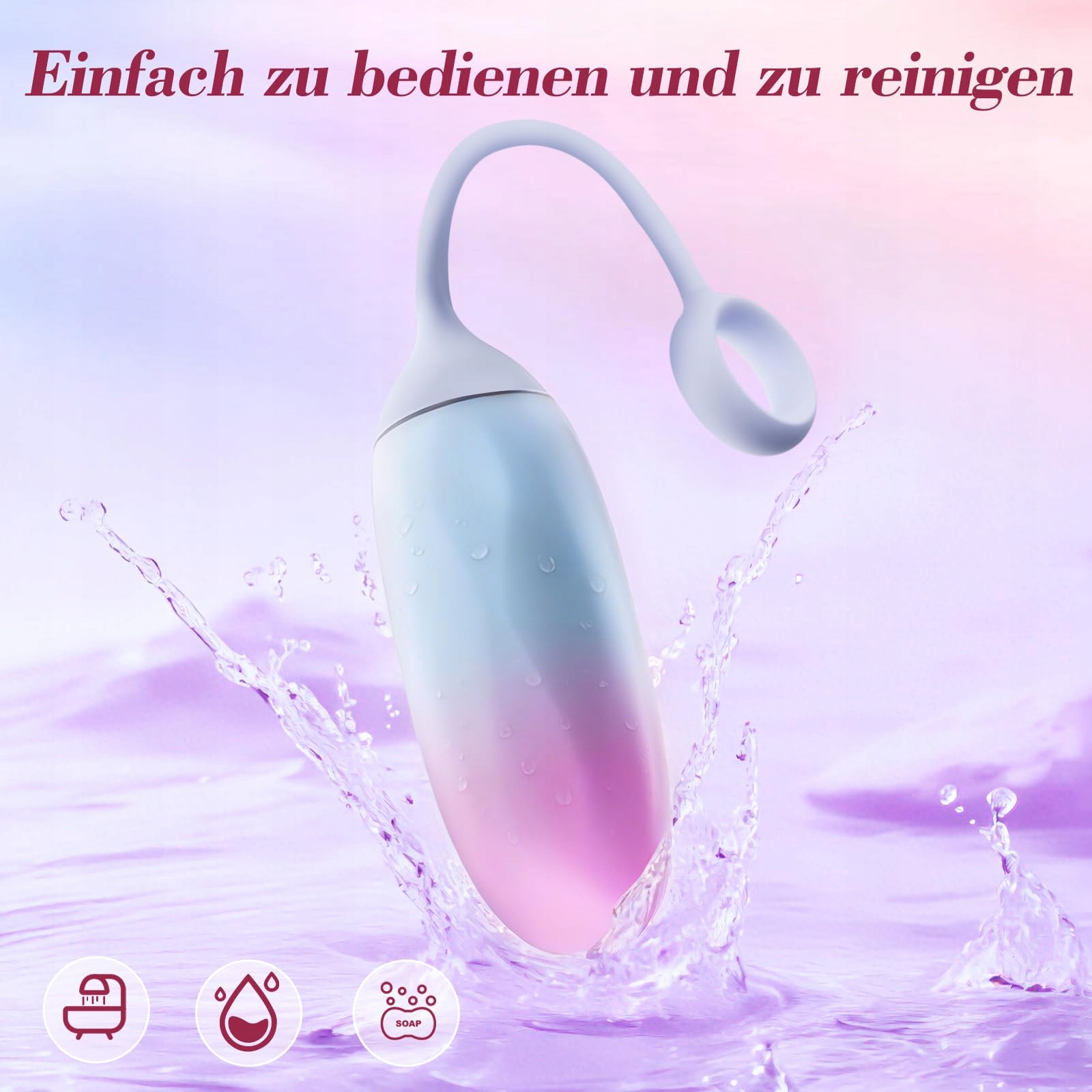 DESIRE SPARK Mini Wibrator Z Aplikacją Dla Kobiet 10 Trybów Wibracji — miniatura 7
