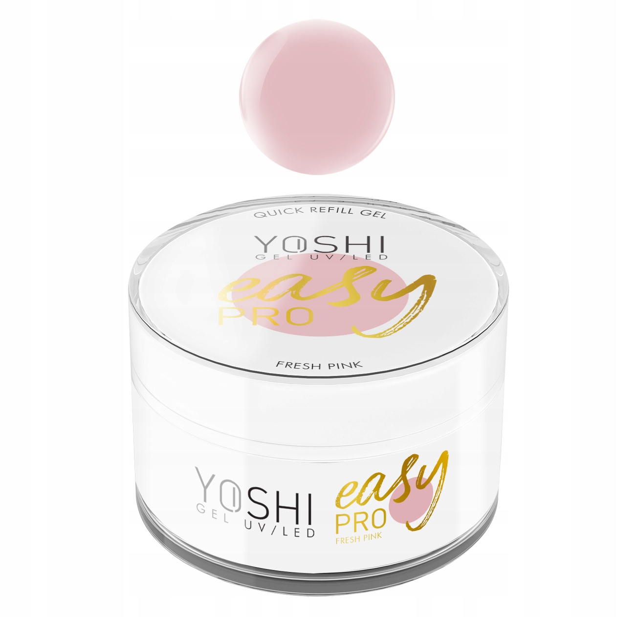 Yoshi Gel Easy Pro Budující gel Fresh Pink 50 ml