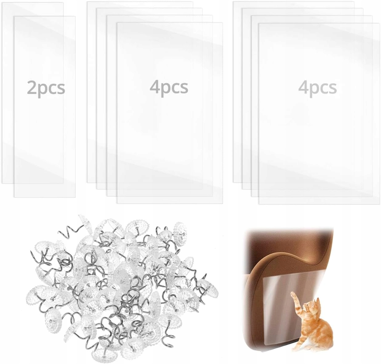 Levně Ochranný Kryt Proti Poškrábání Fólie Na Pohovku Křesla X10