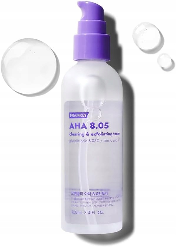 Frankly Aha 8.05 Clearing & Exfoliating Toner 100 ml – exfoliační tonikum